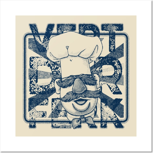 Vert der ferk /// Swedish Chef Wall Art by BangbangKittee